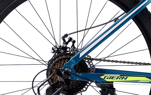 Rotary flywheel mountain bicycle