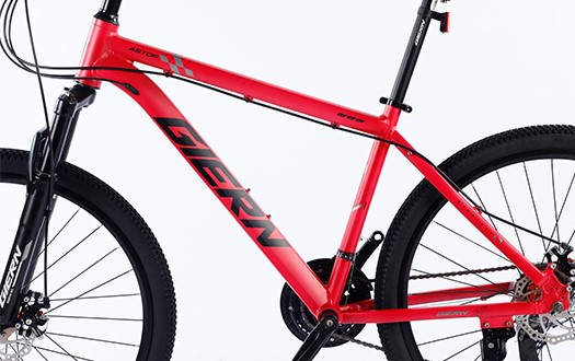 red bicycle frame