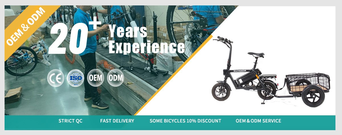 Electric bicycle with bucket Electric bicycle with bucket