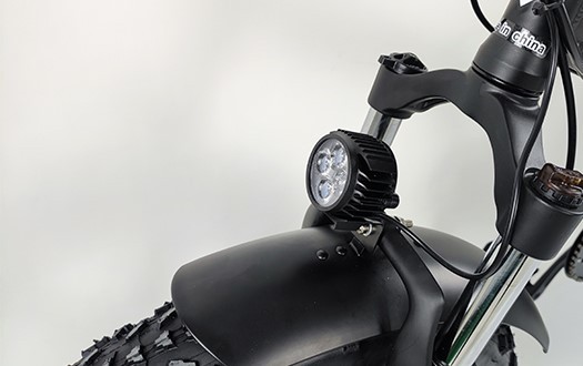 suspension fork with light suspension fork with light