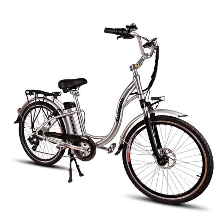charge city red standard electric bike (2)