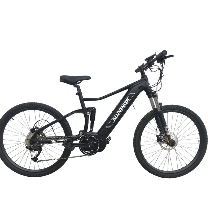 Electric Mountain Bike With Full Suspension