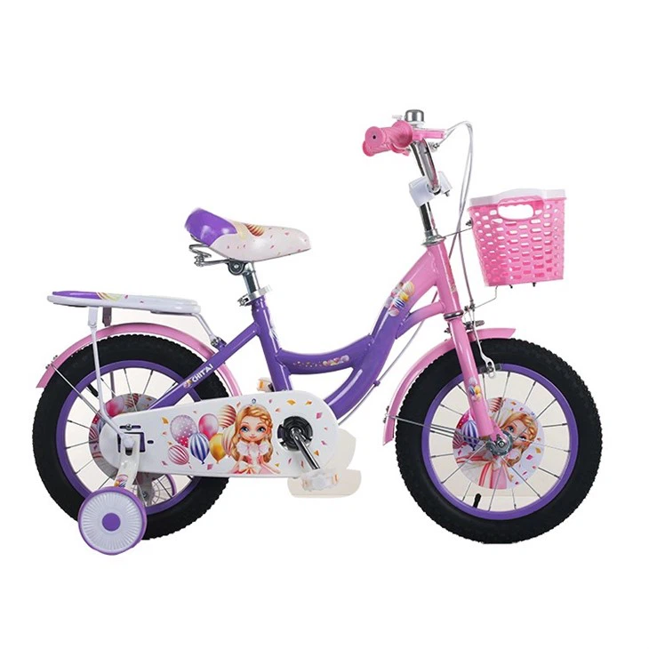 Girl Kids Bike，Pink And Purple