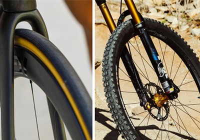 What is the difference between a mountain bike tire and a road bike tire?