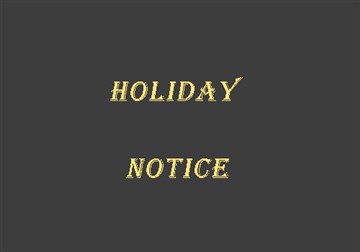 Supanda Bicycles Holiday Notice