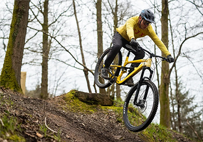 riding mountain bikes