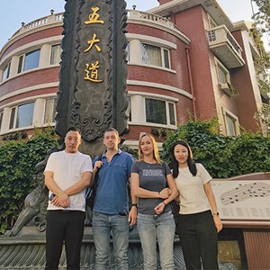 Russian customer come to our factory in Tianjin