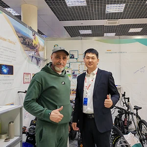 Customers visited Tianjin Panda Group at the Russian exhibition