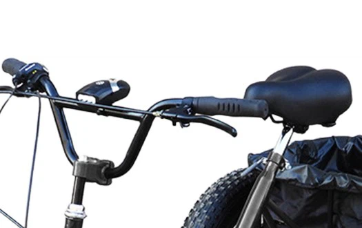 soft saddle and handlebar