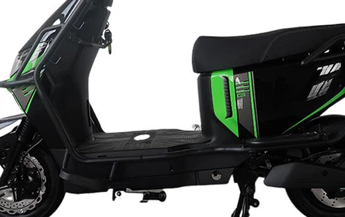 black ebike motor bike