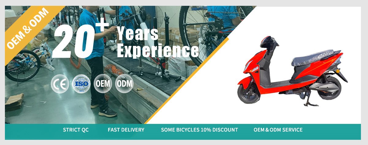 RED electric motor bike