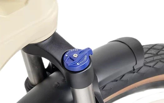 suspension front fork with lock